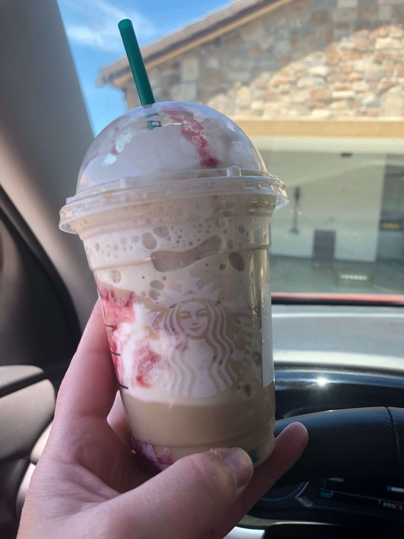 New For Summer Starbucks Strawberry Funnel Cake