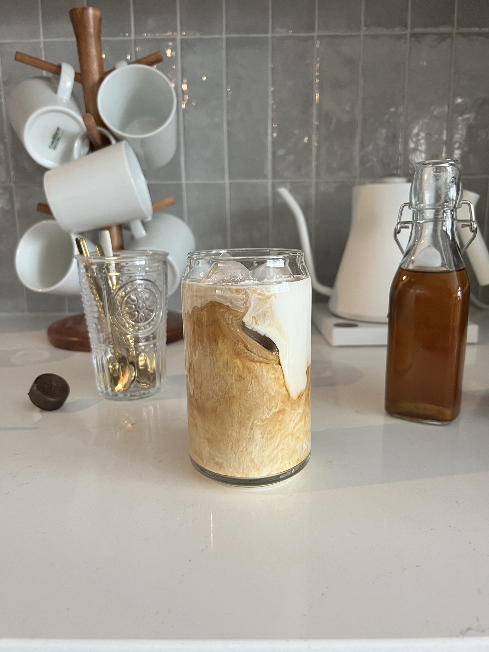 Make a Jot Vanilla Sweet Cream Iced Coffee in Less Than 60 Seconds